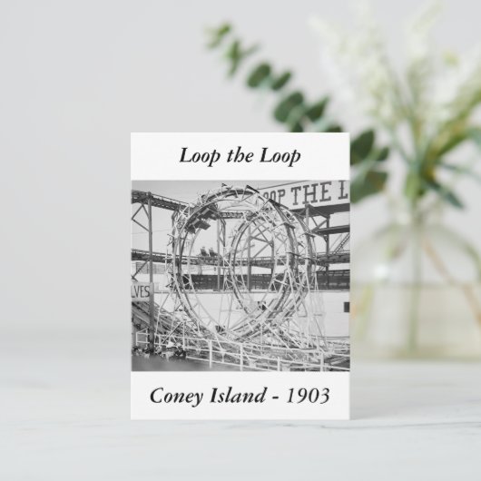 Loop the Loop, 1903 Postkarte (Stehend Vorderseite)