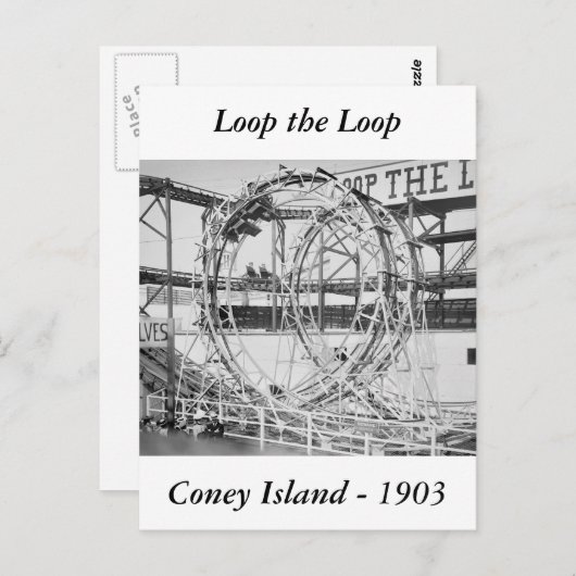 Loop the Loop, 1903 Postkarte (Vorne/Hinten)