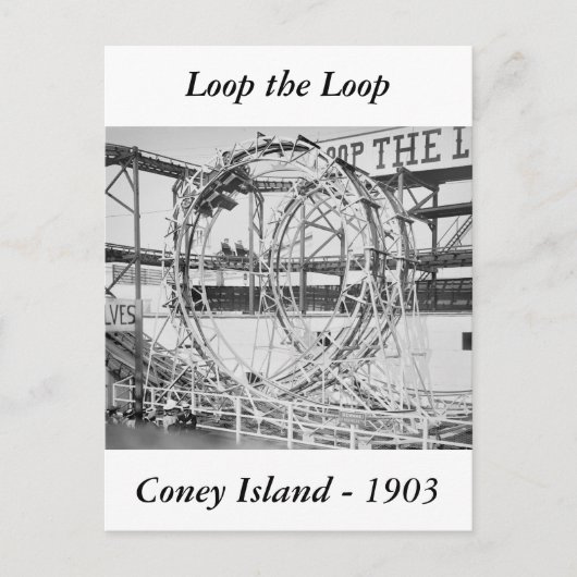 Loop the Loop, 1903 Postkarte (Vorderseite)