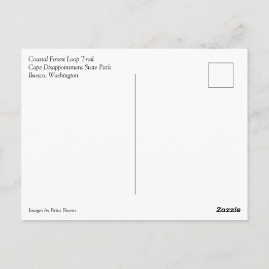 Loop Trail, Cape Enttäuschung, WA Postkarte (Rückseite)