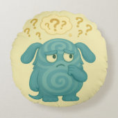 Loopi Kissen – Das nachdenkliche ADHS-Monster (Vorderseite)