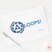 Loops! Aufkleber (Umschlag)