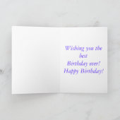 Loops Geburtstagskarte Karte (Innenseite)