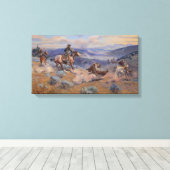 Loops und Swift Pferde sind surer als Blei Leinwanddruck (Insitu (Holzboden))