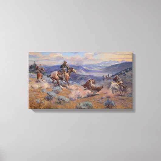 Loops und Swift Pferde sind surer als Blei Leinwanddruck (Vorderseite)