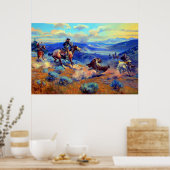 Loops und Swift Pferde sind Surer als Lead 1916 Poster (Küche)