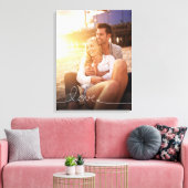 Loopy Liebe Herz String Simple Knoten Modernes Fot Leinwanddruck (Insitu (Wohnzimmer))