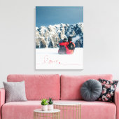 Loopy Liebe Herz String Simple Knoten Modernes Fot Leinwanddruck (Insitu (Wohnzimmer))