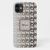 Loopy Lines - Brown Mocha Ombre Phone Case (Rückseite)