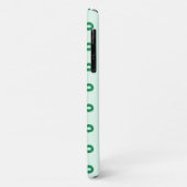 Loopy Lines - Green Ombre Phone Case (Hinten/Links)