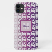 Loopy Lines - Lila Violet Ombre Handy Case (Rückseite)