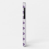 Loopy Lines - Lila Violet Ombre Handy Case (Hinten/Links)