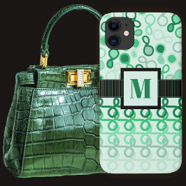 Loopy Lines mit Hybridpaisley Green Hues Ombre Case-Mate iPhone Hülle