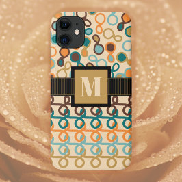 Loopy Lines mit Hybridpaisley in dunklem Retro Case-Mate iPhone Hülle