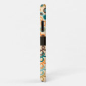 Loopy Lines mit Hybridpaisley in dunklem Retro Case-Mate iPhone Hülle (Hinten/Rechts)