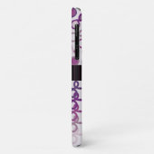Loopy Lines mit Hybridpaisley Lila Ombre Case-Mate iPhone Hülle (Hinten/Links)