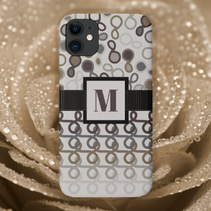 Loopy Lines mit Hybridpaisley Mocha Brown Ombre Case-Mate iPhone Hülle