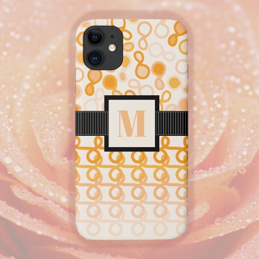 Loopy Lines mit Hybridpaisley - Orange Ombre Case-Mate iPhone Hülle