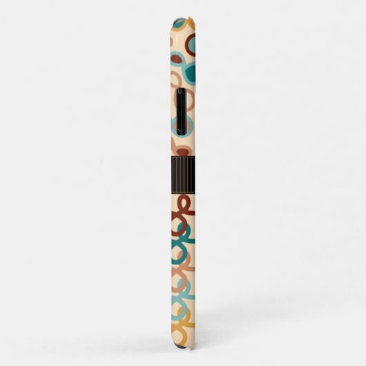 Loopy-Linien mit Hybrid-Paisley-Palette Fading Sun Case-Mate iPhone Hülle (Hinten/Rechts)