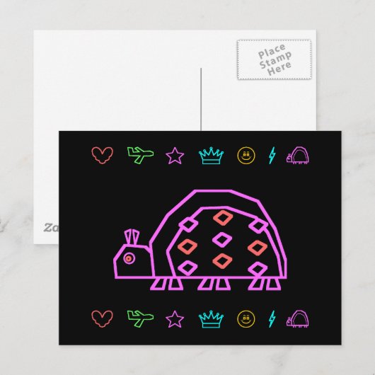 Loopzie Ladybug Postkarte (Vorne/Hinten)