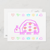 Loopzie Ladybug Postkarte (Vorne/Hinten)