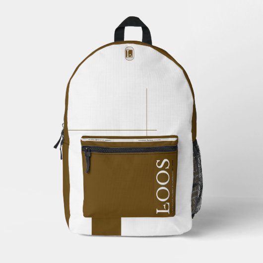 LOOS BEDRUCKTER RUCKSACK (Vorderseite)