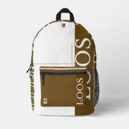 LOOS BEDRUCKTER RUCKSACK