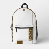 LOOS BEDRUCKTER RUCKSACK (Vorderseite)
