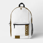 LOOS BEDRUCKTER RUCKSACK (Vorderseite)