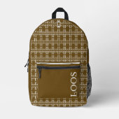 LOOS BEDRUCKTER RUCKSACK (Vorderseite)