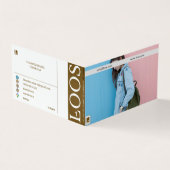 LOOS-GESCHÄFTSKARTE VISITENKARTEN (Vorderseite)