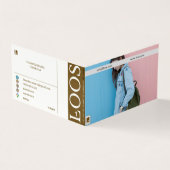 LOOS-GESCHÄFTSKARTE VISITENKARTEN (Vorderseite)