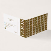 LOOS-GESCHÄFTSKARTE VISITENKARTEN (Vorderseite)