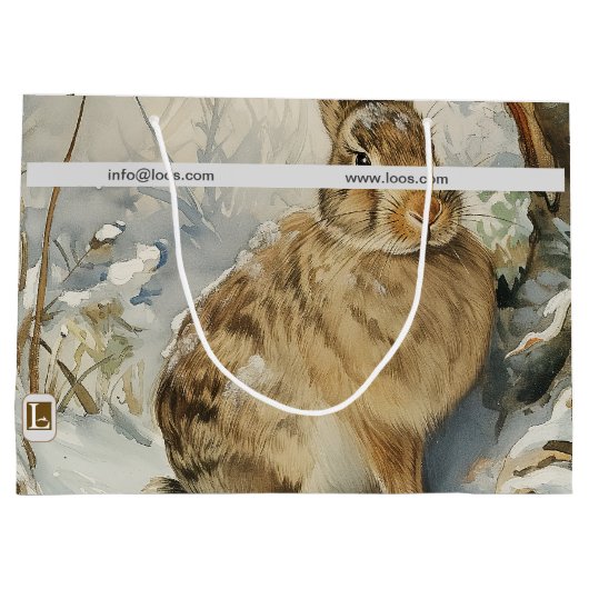 LOOS GIFT BAG GROßE GESCHENKTÜTE (Rückseite)