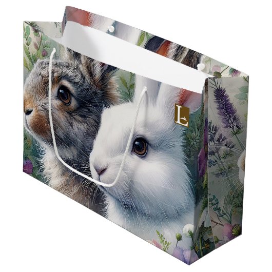 LOOS GIFT BAG GROßE GESCHENKTÜTE (Vorderseite Schrägansicht)