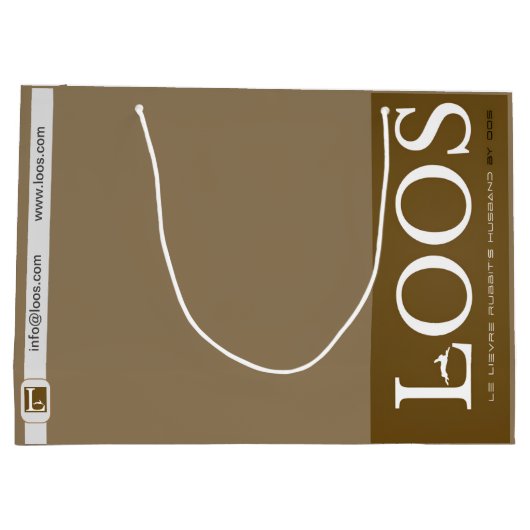 LOOS GIFT BAG GROßE GESCHENKTÜTE (Rückseite)