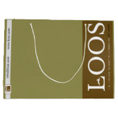 LOOS GIFT BAG GROßE GESCHENKTÜTE (Rückseite)