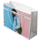 LOOS GIFT BAG GROßE GESCHENKTÜTE (Rückseite Schrägansicht)