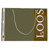 LOOS GIFT BAG GROßE GESCHENKTÜTE (Rückseite)