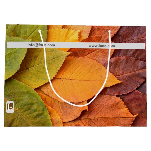 LOOS GIFT BAG GROßE GESCHENKTÜTE (Rückseite)