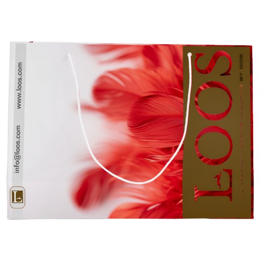 LOOS GIFT BAG GROßE GESCHENKTÜTE (Rückseite)