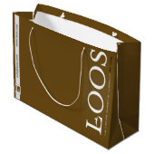 LOOS GIFT BAG GROßE GESCHENKTÜTE (Rückseite Schrägansicht)