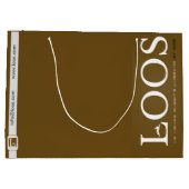 LOOS GIFT BAG GROßE GESCHENKTÜTE (Rückseite)