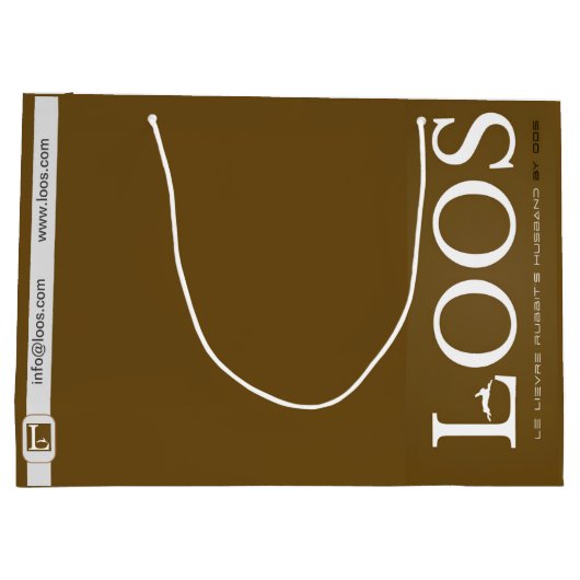 LOOS GIFT BAG GROßE GESCHENKTÜTE (Rückseite)