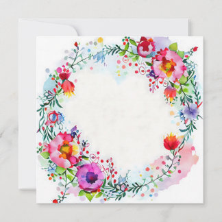 Loose Aquarellfarben Blume glücklich und hell Aufb