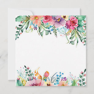 Loose Aquarellfarben Blume Hochzeit Geburtstag hel