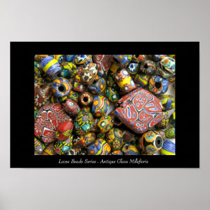 Loose Beads Serie - Antique Millefiori Glass Poster