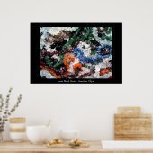 Loose Beads Serie - Edelsteinchips Poster (Küche)