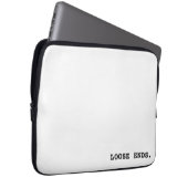 Loose Ends Professional Minimalist Laptop Sleeve (Vorne Rechts)