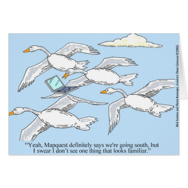 Loose Gans Using Mapquest Funny Gifts & T-Shirts (Vorderseite (Horizontal))